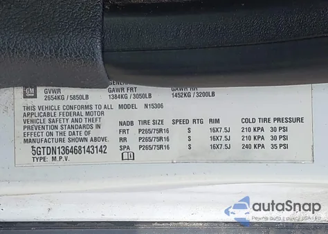 2006 Hummer H3 Suv из США, поврежденный, VIN 5GTDN136468143142